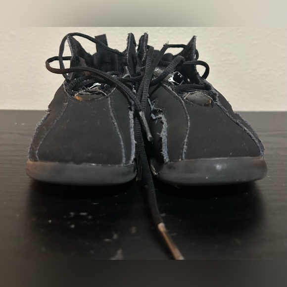 Toddler Kids Black Nike Jordan lace-up sneakers- size 10c - Picture 5 of 11